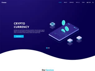 Crypto Website - Blockchain & Cryptocurrency Web Design