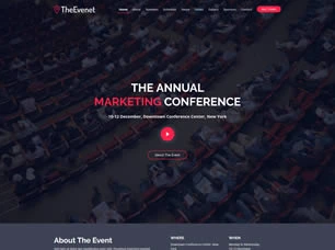 Event Services Website - Events/Services Company Web Design