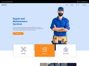 Repair Services Website - Maintenance & Repair Web Design