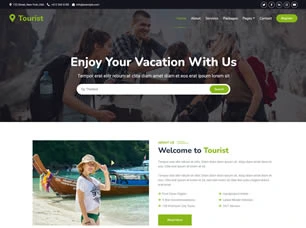 Tourism Website - Travel & Adventure Web Design