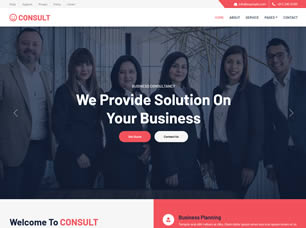 Consultancy Website - Professional Business Consulting Web Design