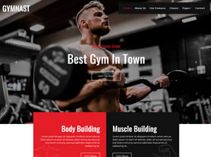 Gym Website - Fitness & Training Web Design