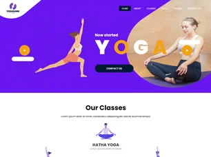 Yoga Website - Wellness & Meditation Web Design